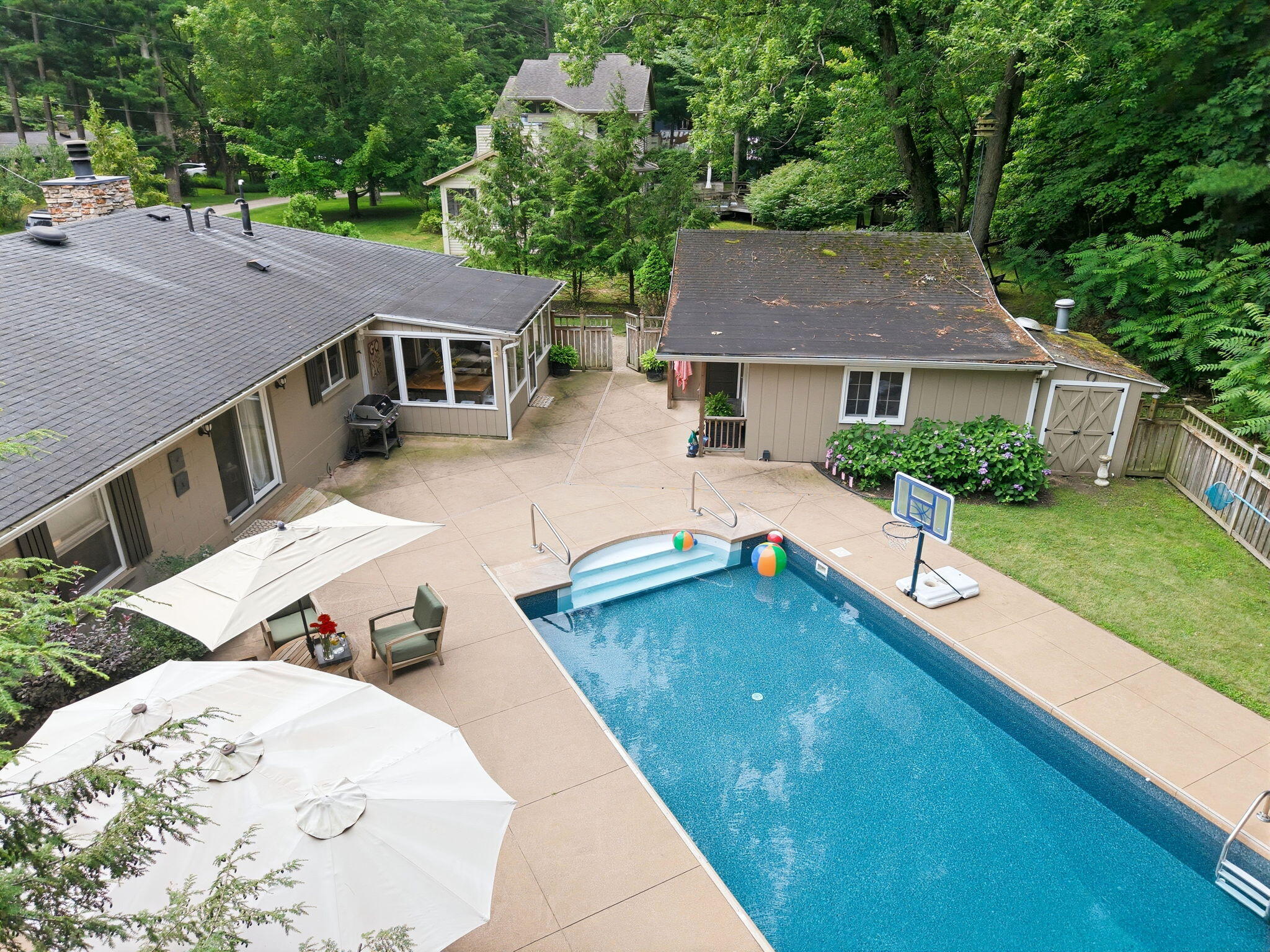 12150 Dunes Road Sawyer, MI 49125 - Photo 2 of 83 Drone Photo