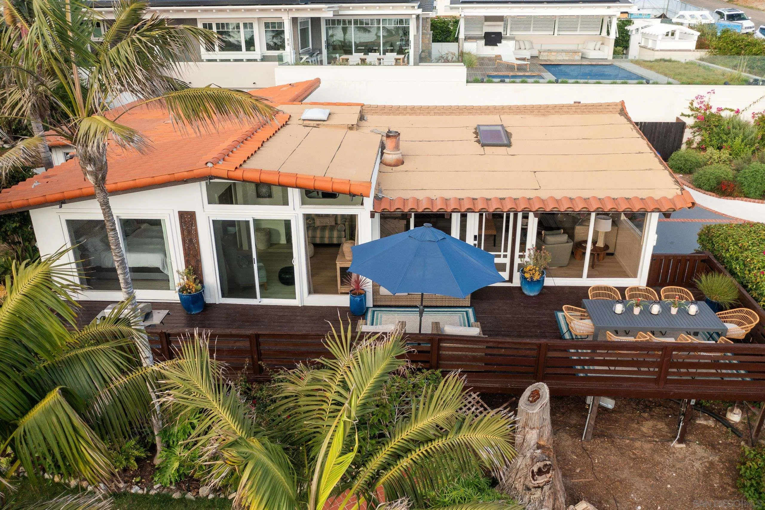 110 8th Street Del Mar, CA 92014 - Photo 39 of 45 a view of house with patio outdoor seating area