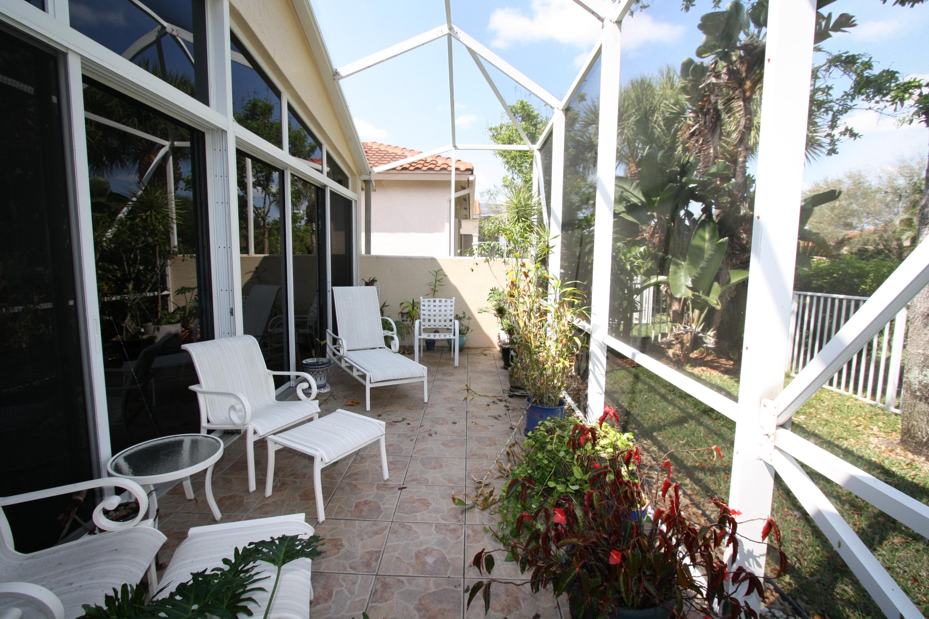 6581 Garde Road Boynton Beach, FL 33472 - Photo 20 of 31 Screened Patio