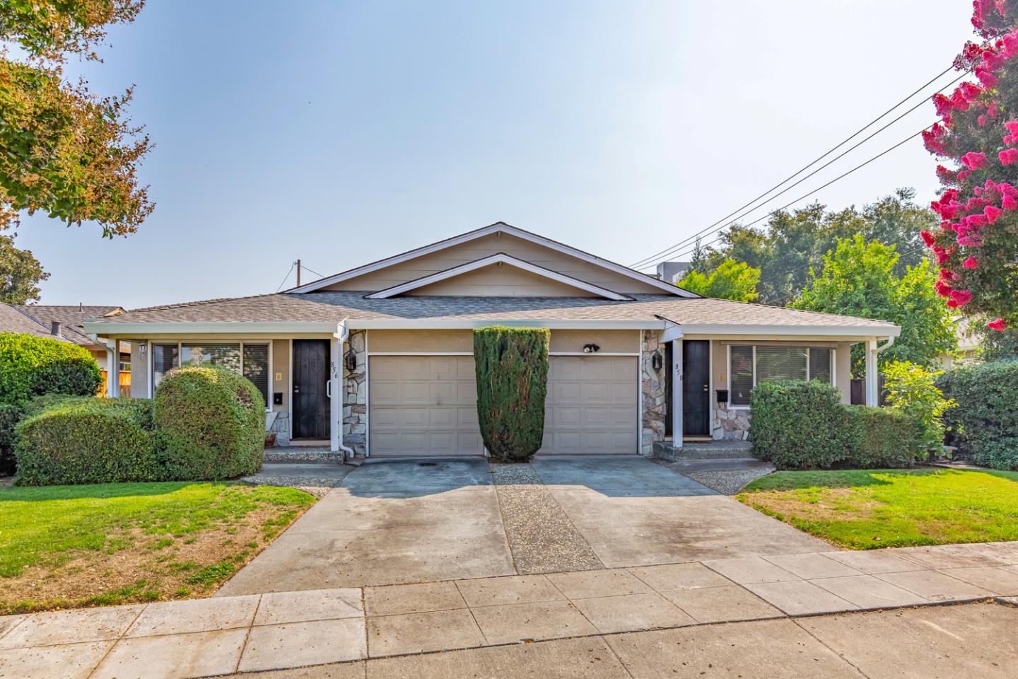 856 Opal Drive San Jose, CA 95117 - Photo 1 of 1 a view of a house with backyard and a garden