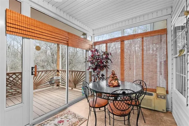 a house with a outdoor space