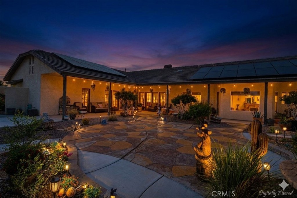 19985 Red Feather Road Apple Valley, CA 92307 - Photo 36 of 56 a view of swimming pool with outdoor seating