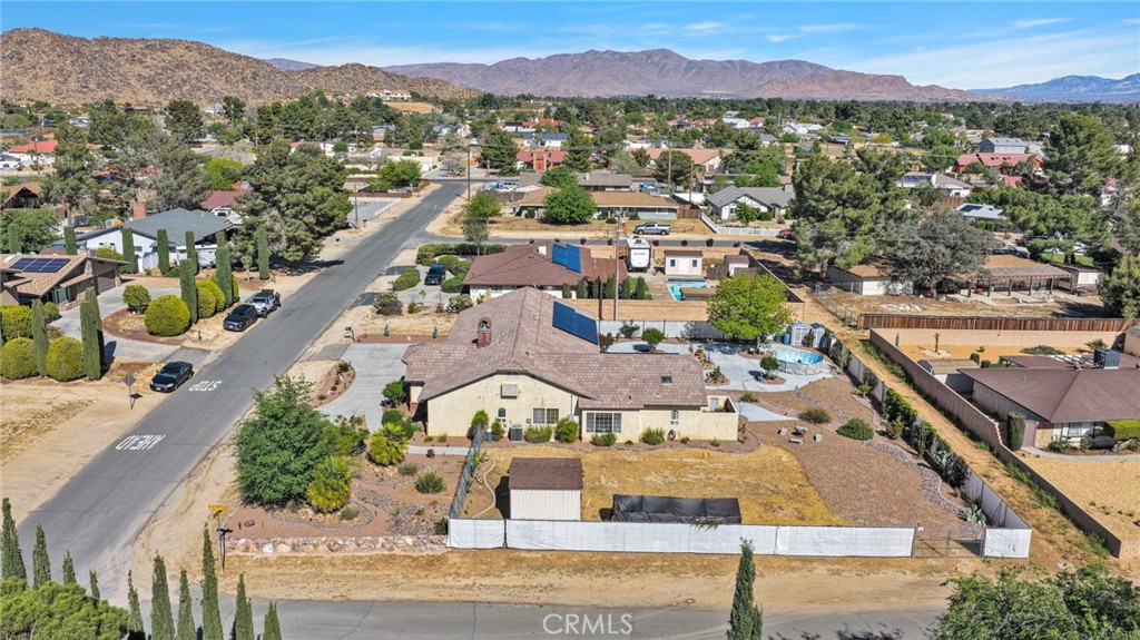 19985 Red Feather Road Apple Valley, CA 92307 - Photo 52 of 56 aerial view of a city with mountains