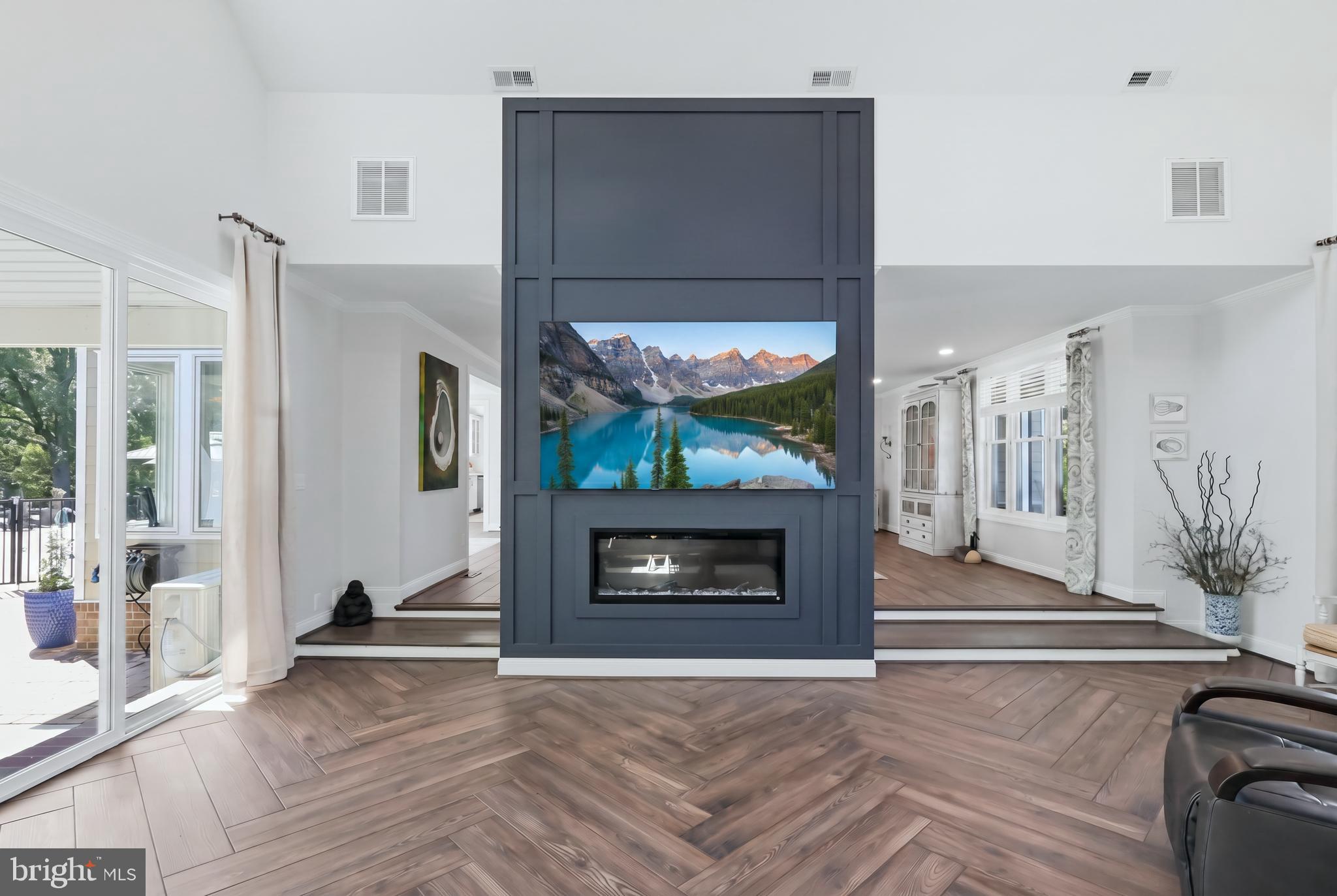 38980 Hodges Road Avenue, MD 20609 - Photo 24 of 98 Family room with electric fireplace