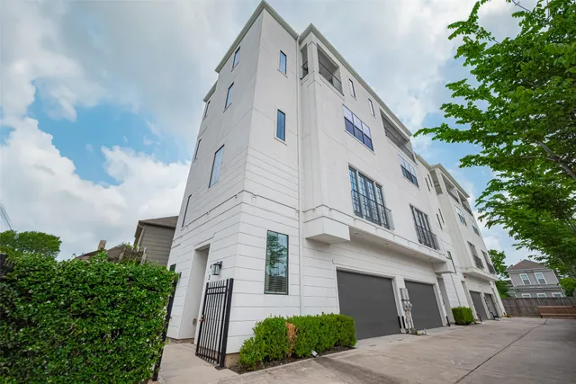 a front view of a building