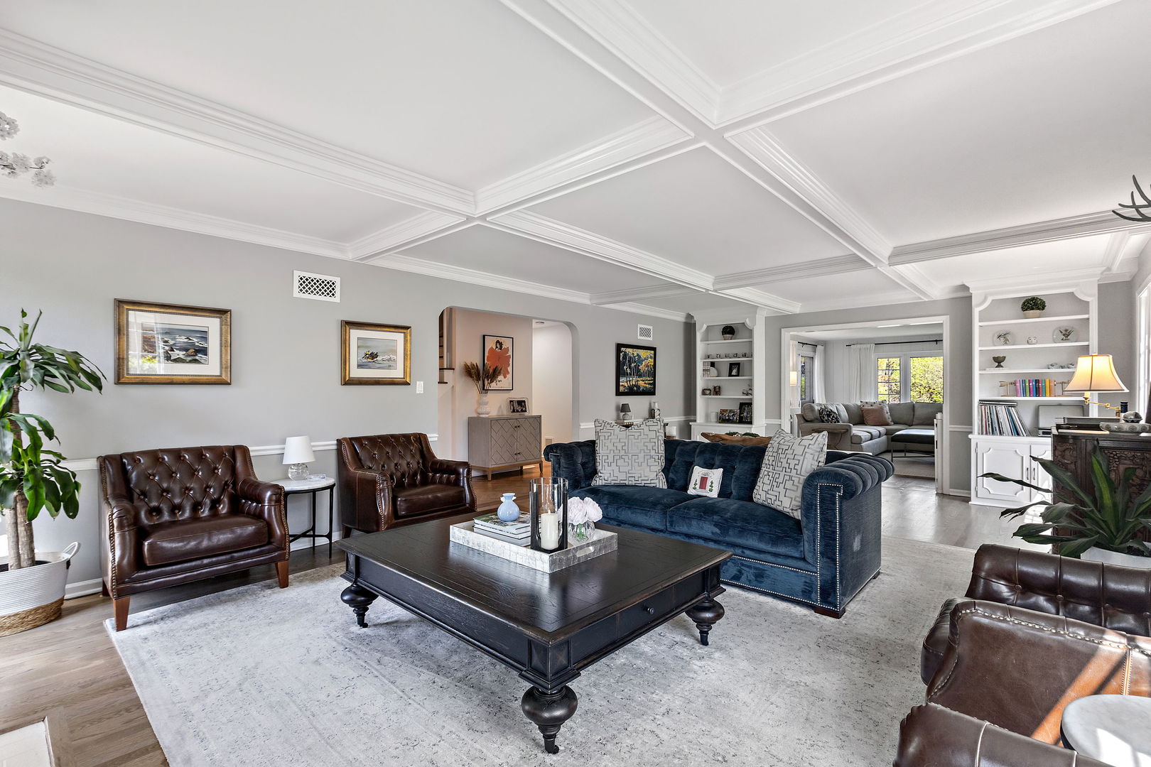 61 Coventry Road Northfield, IL 60093 - Photo 4 of 28 a living room with furniture and wooden floor