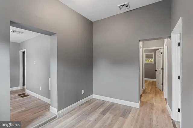 wooden floor in a gallery