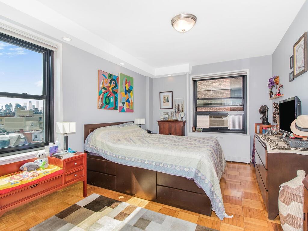 201 Clinton Avenue, Unit 8B Brooklyn, NY 11205 - Photo 11 of 16 Bedroom with oversized windows