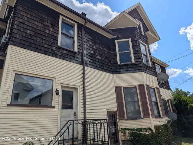 a view of a house with a door