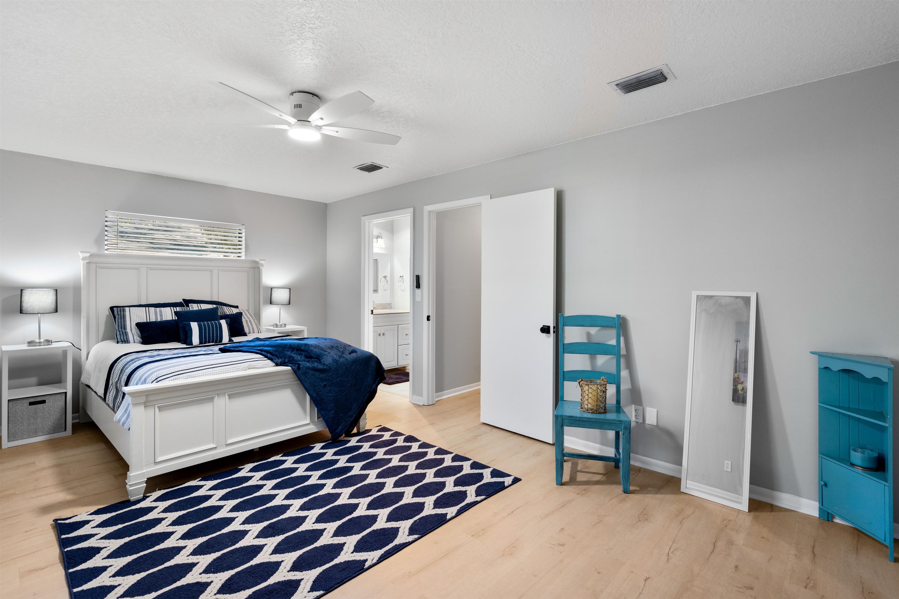 176 Linden Road St. Augustine, FL 32086 - Photo 24 of 50 a bedroom with double bed and a window