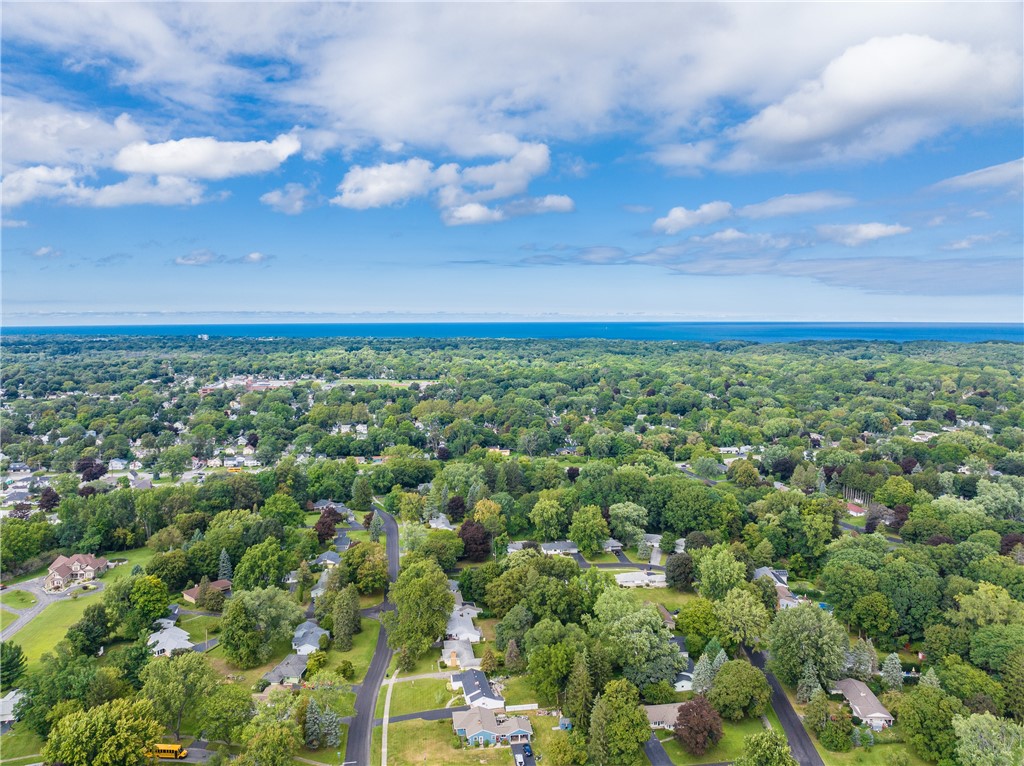 224 Brookview Drive Irondequoit, NY 14617 - Photo 35 of 46 AERIAL VIEW OF NEIGHBORHOOD NEARBY LAKE ONTARIO!