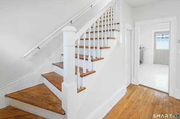 a view of entryway with stairs