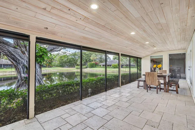 a outdoor space with chairs