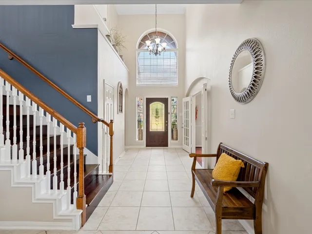a view of a hallway with elevator