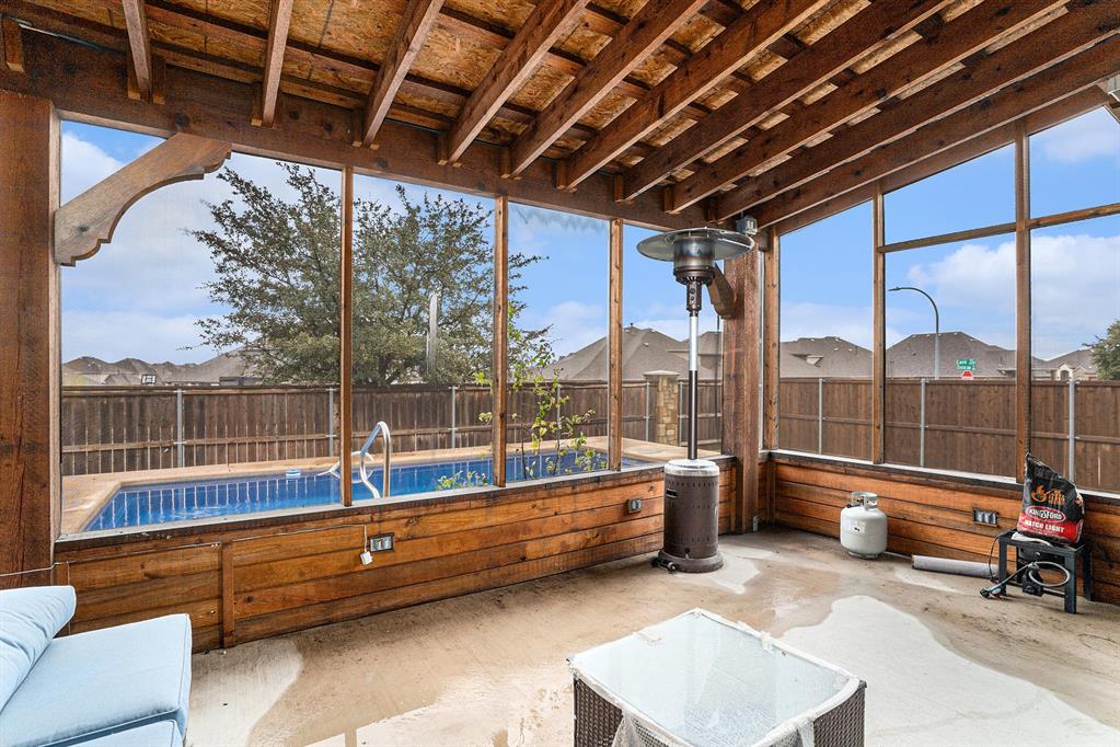 6132 Falls Lake Road Fort Worth, TX 76179 - Photo 34 of 37 a view of a roof deck with couches and pool