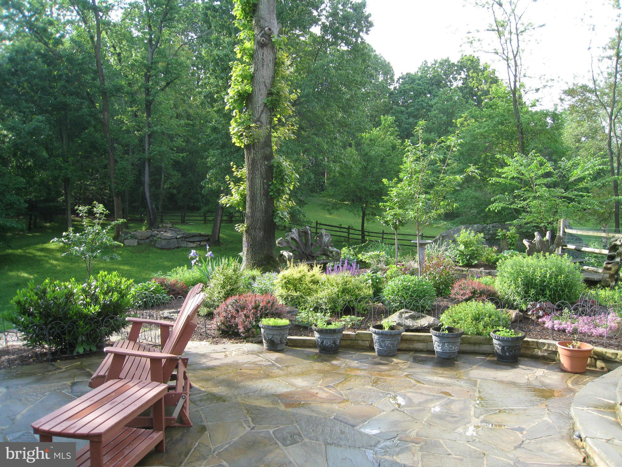 23262 Dover Road Middleburg, VA 20117 - Photo 26 of 30 The English Garden and flagstone terrace