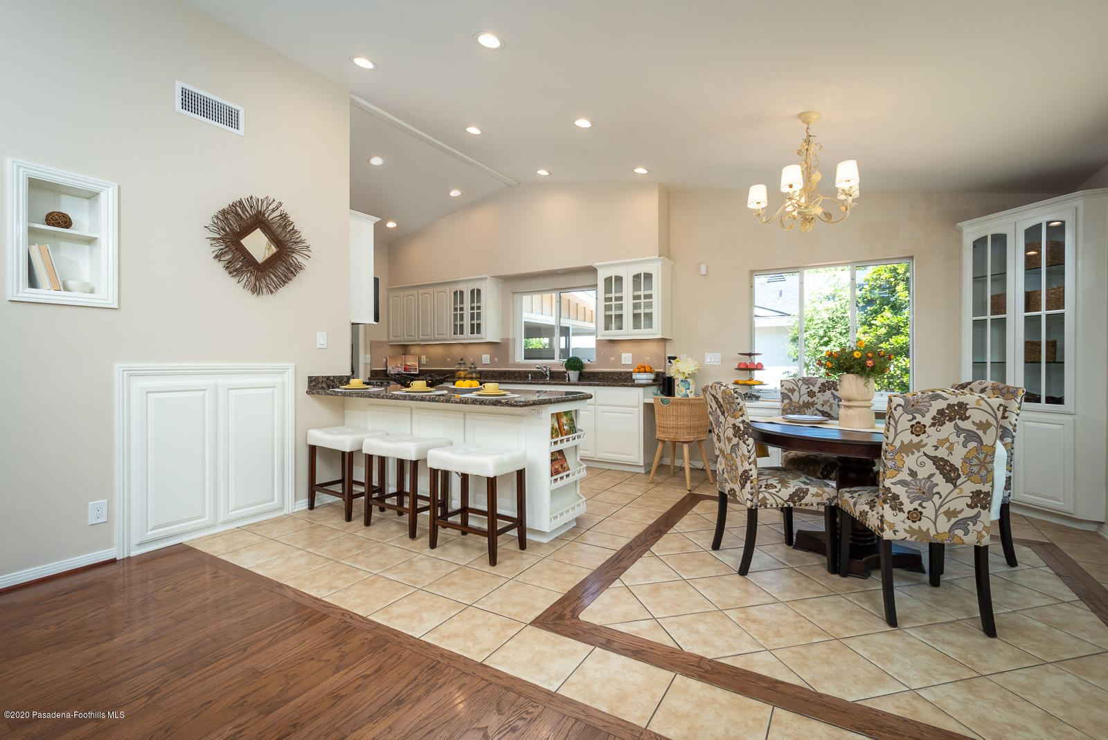 820 Chehalem Road La Canada Flintridge, CA 91011 - Photo 18 of 59 a view of a dining room with furniture and chandelier