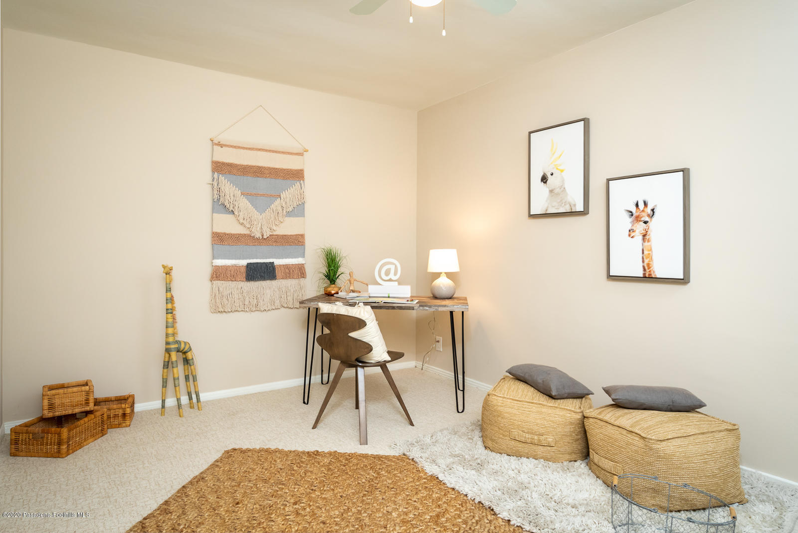 820 Chehalem Road La Canada Flintridge, CA 91011 - Photo 29 of 59 a work room with furniture and a window