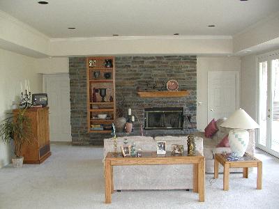 1855 Happy Valley Road Santa Rosa, CA 95404 - Photo 5 of 11 a living room with furniture and a fireplace