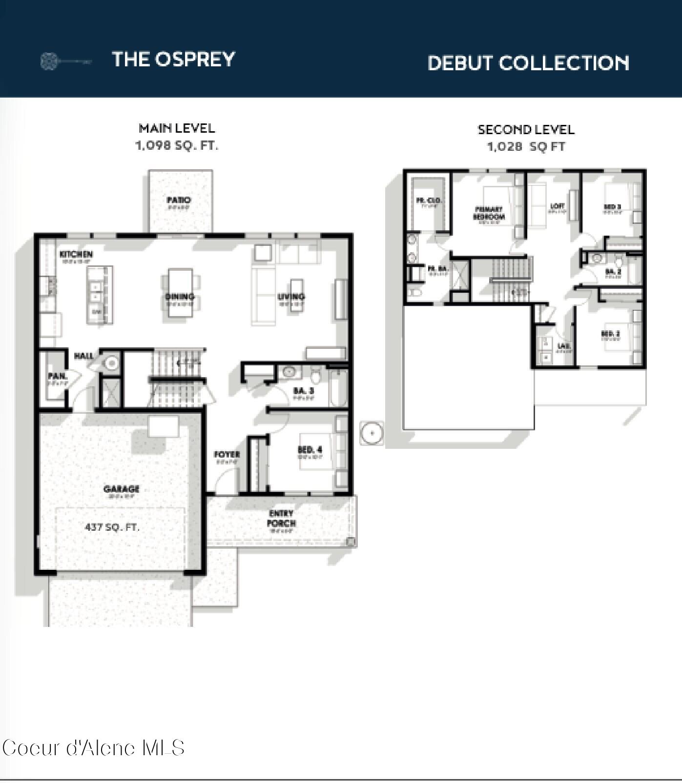 3448 North Columba Street Post Falls, ID 83854 - Photo 2 of 6 3448 Columba_Osprey plan_1
