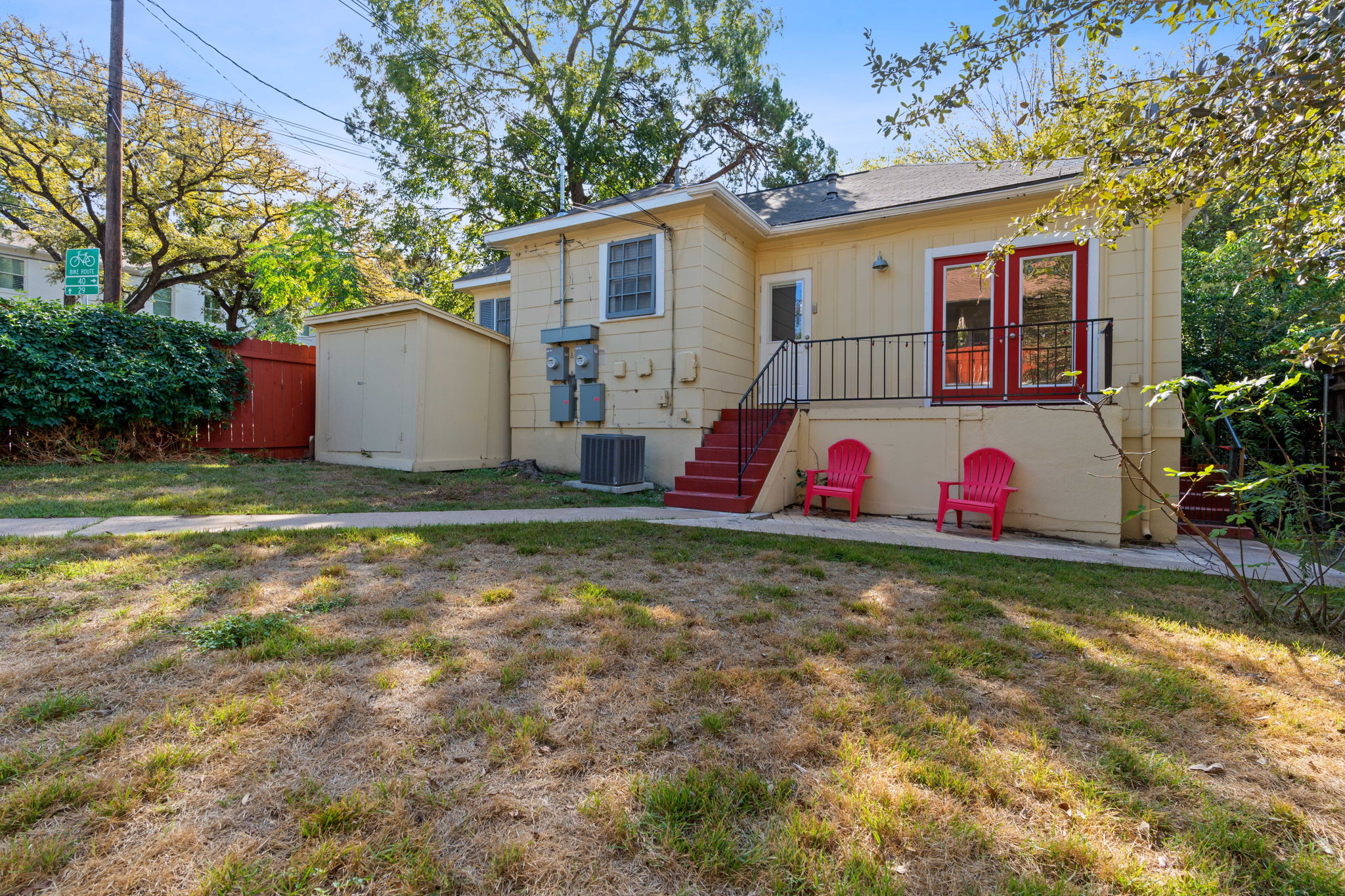 1700 Northwood Road Austin, TX 78703 - Photo 14 of 40 a view of patio with a yard