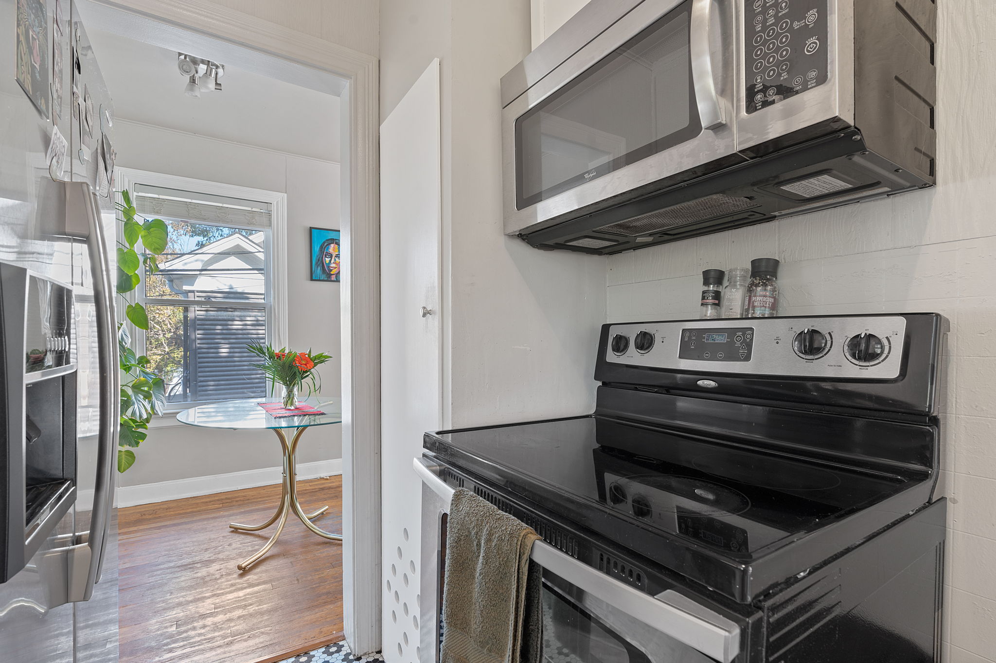 1700 Northwood Road Austin, TX 78703 - Photo 31 of 40 a stove top oven sitting inside of a kitchen