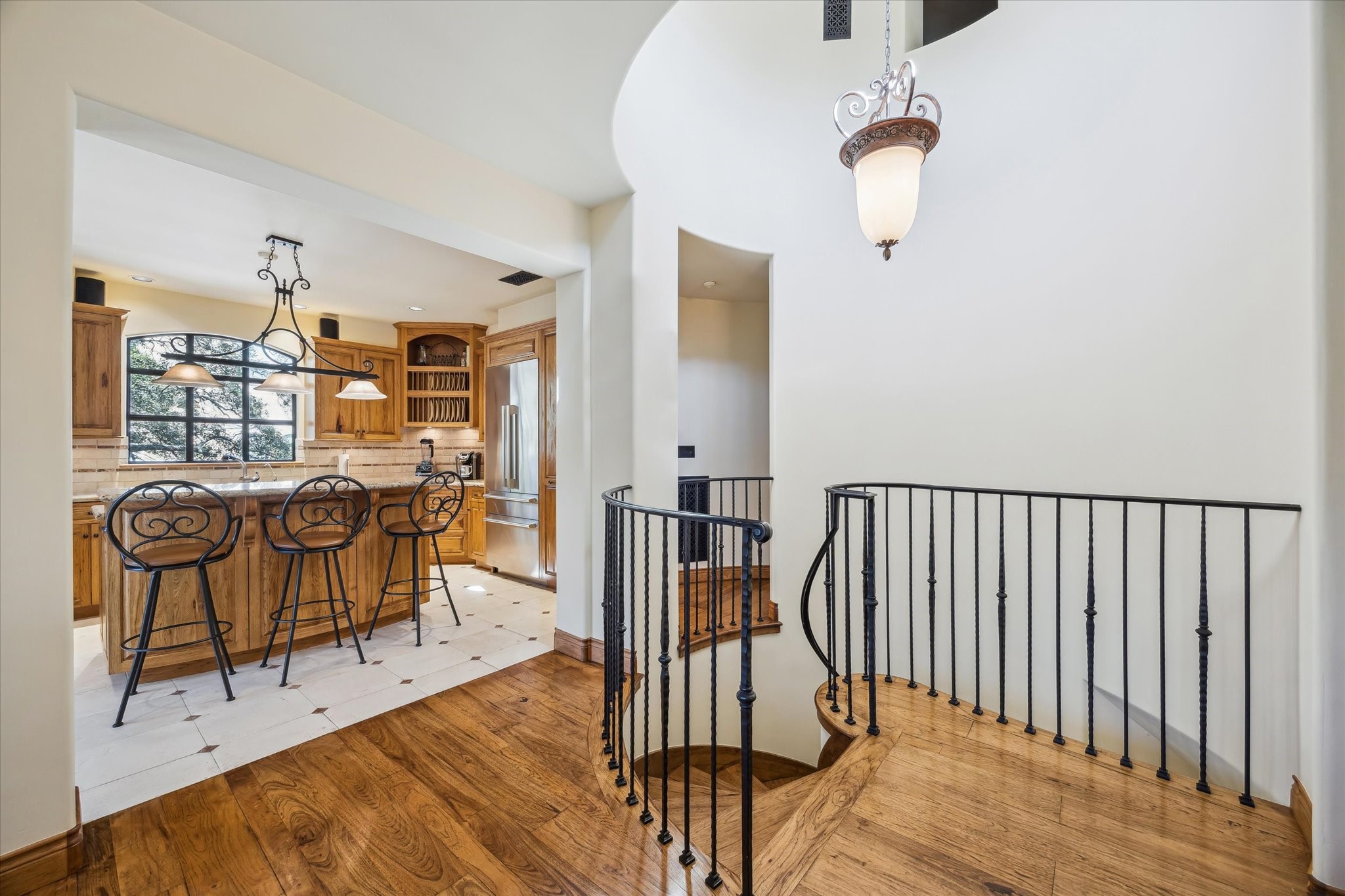 4320 Dickson Street Houston, TX 77007 - Photo 23 of 47 a view of a dining room with furniture and wooden floor