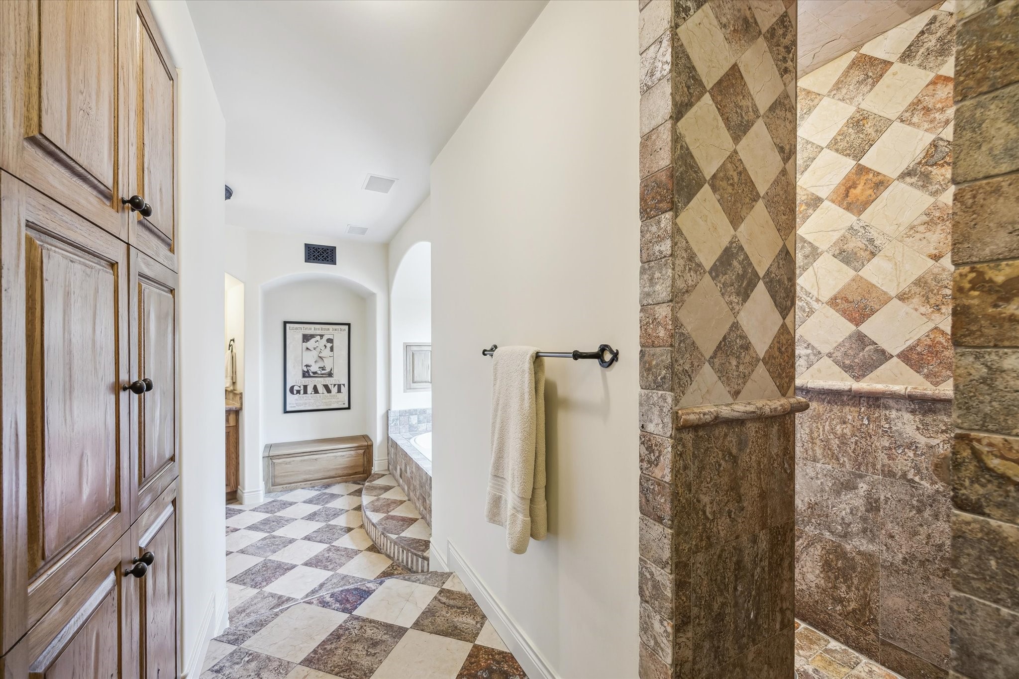 4320 Dickson Street Houston, TX 77007 - Photo 32 of 47 a spacious bathroom with a shower and a toilet