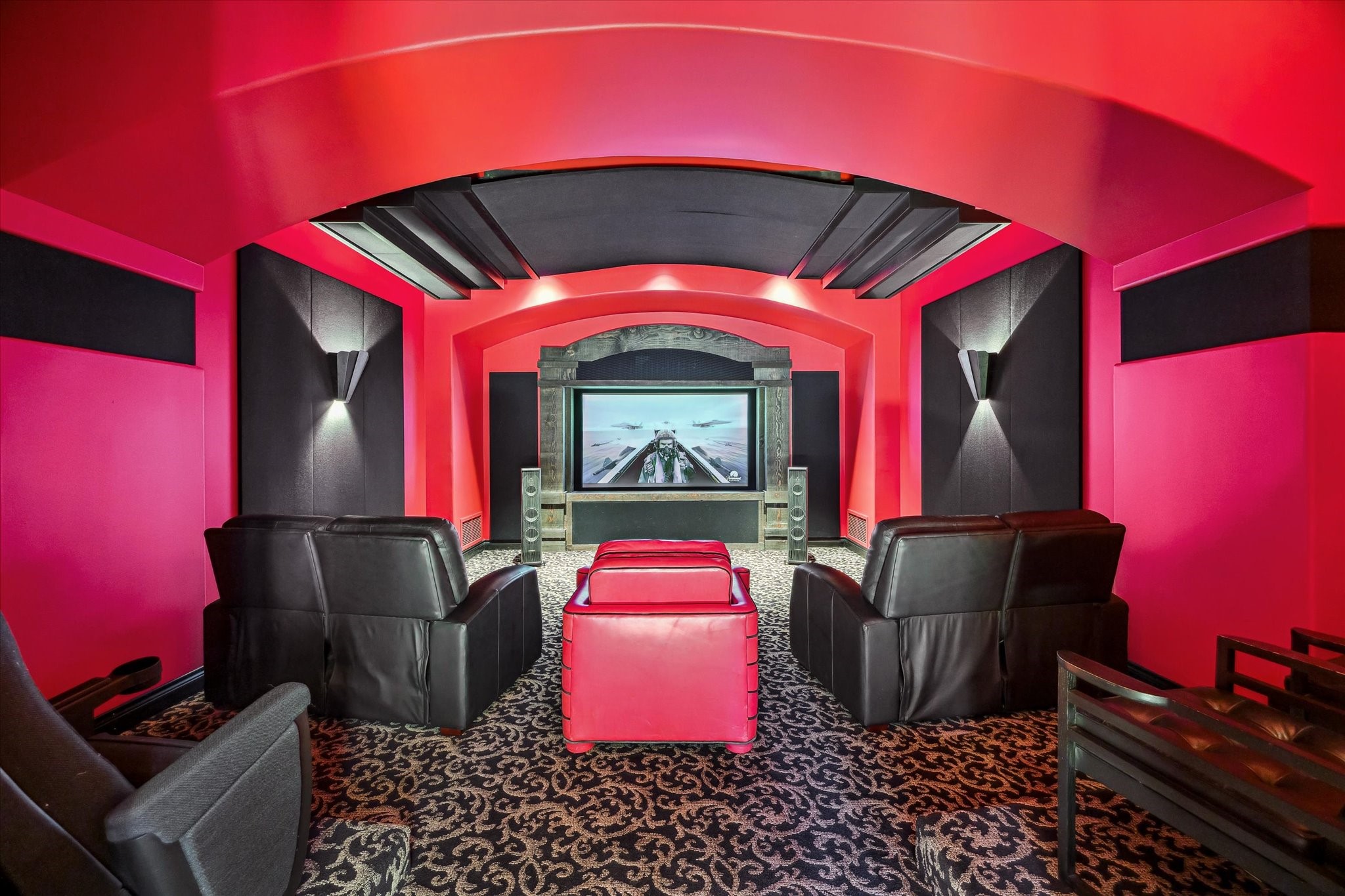 4320 Dickson Street Houston, TX 77007 - Photo 38 of 47 Sony 4K projector, sound absorption panels. Sonus Faber & PMC speakers are some of the many features.