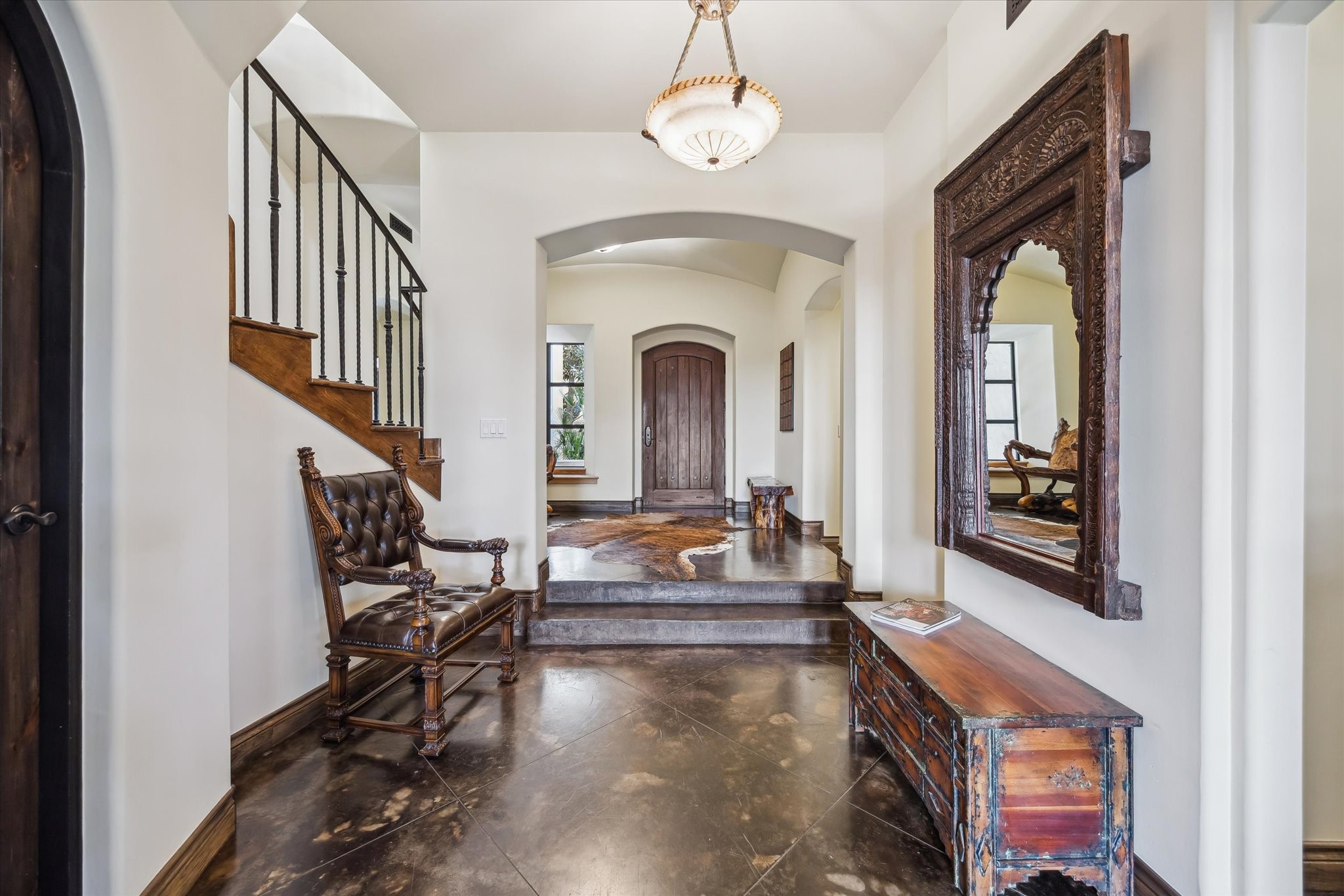 4320 Dickson Street Houston, TX 77007 - Photo 6 of 47 a living room with furniture fireplace and a large window
