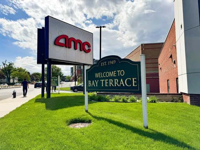 a sign on the side of the road