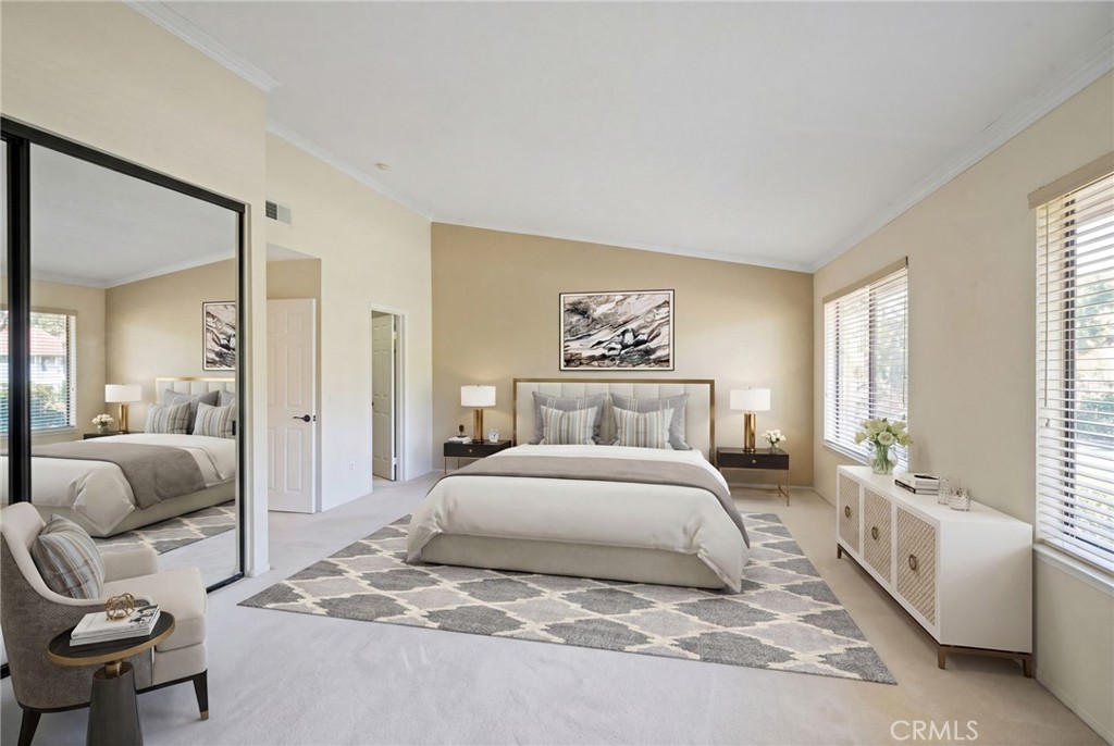 19565 Turtle Springs Way Porter Ranch, CA 91326 - Photo 29 of 96 VIRTUALLY STAGED PRIMARY BEDROOM