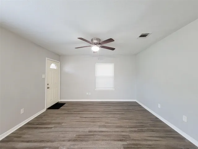 wooden floor in an empty room