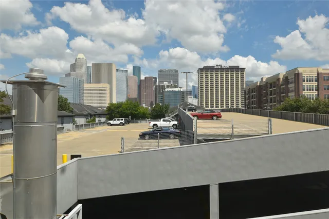 a terrace with a table and chairs