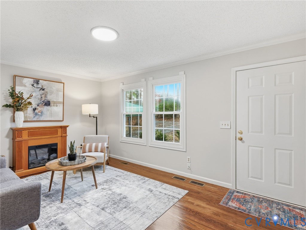 1637 Gardners Road Mineral, VA 23117 - Photo 4 of 30 a living room with furniture and a fireplace