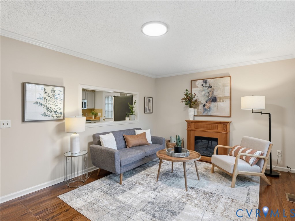 1637 Gardners Road Mineral, VA 23117 - Photo 9 of 30 a living room with furniture and a fireplace