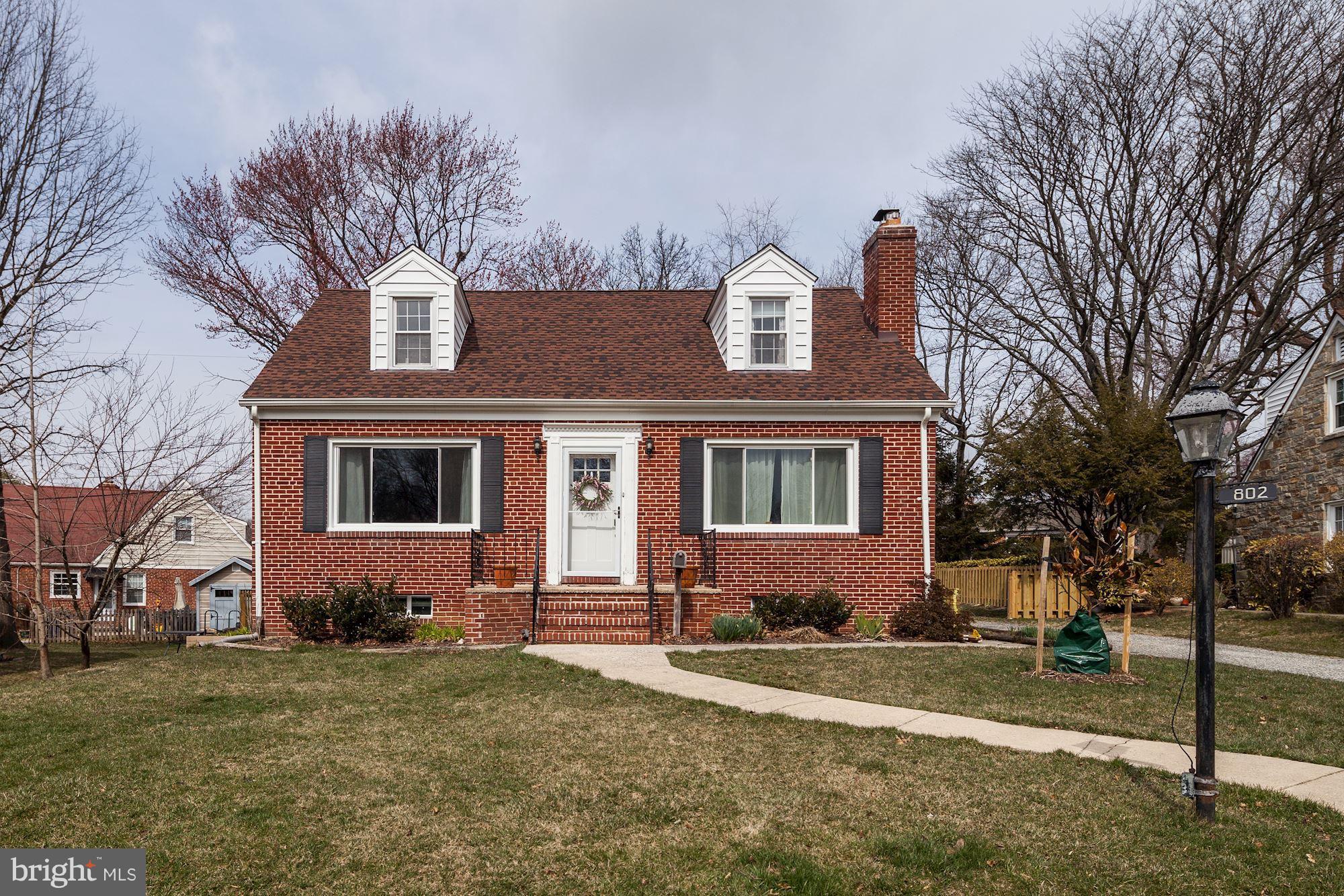 802 Weatherbee Road Towson, MD 21286 - Photo 1 of 27 four-bedroom cape cod