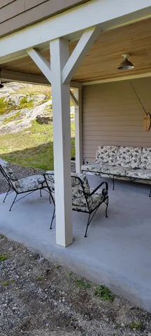a view of a swimming pool and outdoor space