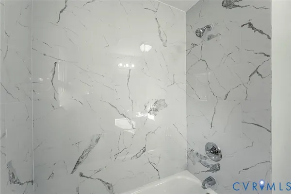 a bathroom with shower