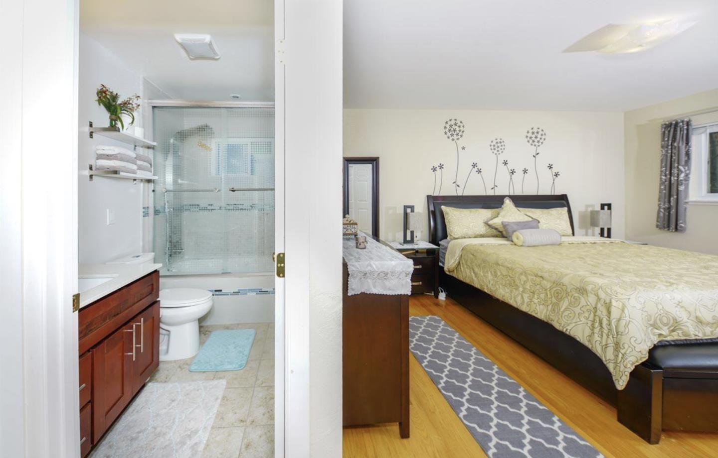 2273 Beckham Way Hayward, CA 94541 - Photo 6 of 11 a bedroom with a bed and a painting on the wall