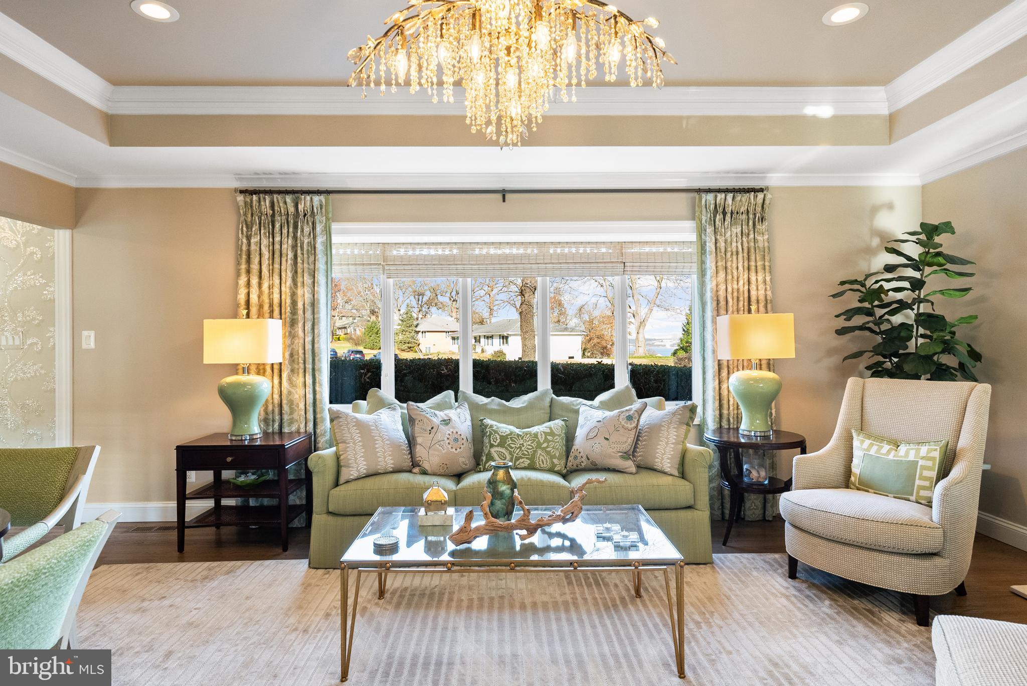1101 Gatewood Drive Alexandria, VA 22307 - Photo 11 of 63 a living room with furniture and a large window