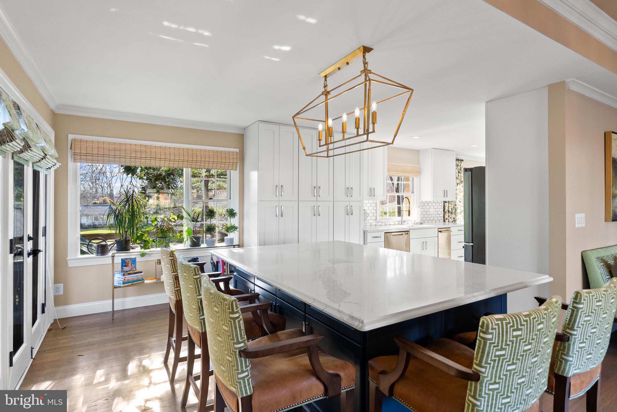 1101 Gatewood Drive Alexandria, VA 22307 - Photo 19 of 63 a view of a dining room with furniture window and outside view