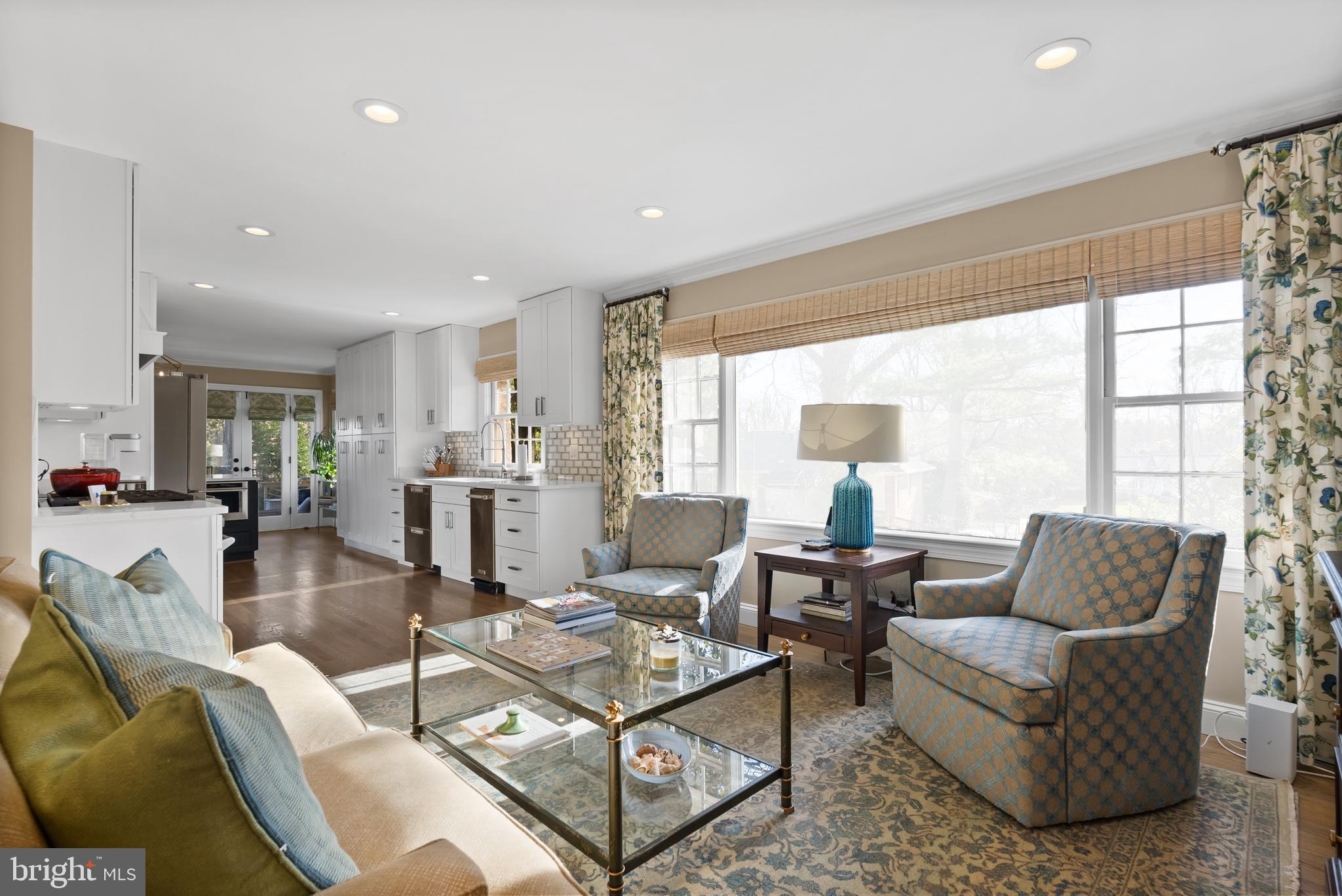 1101 Gatewood Drive Alexandria, VA 22307 - Photo 30 of 63 a living room with furniture and a large window