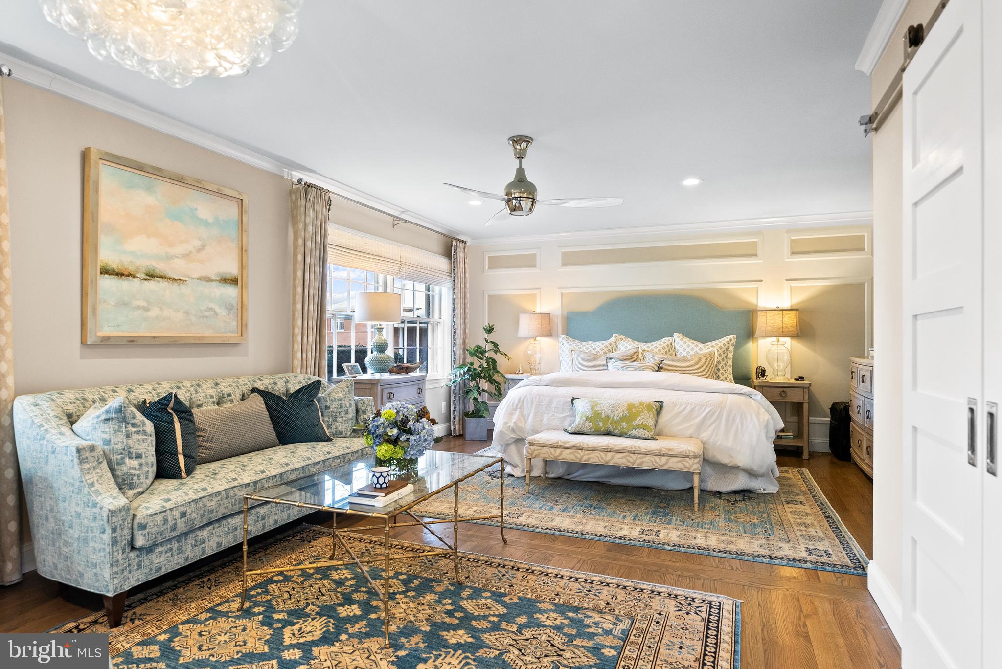 1101 Gatewood Drive Alexandria, VA 22307 - Photo 39 of 63 a bedroom with a bed couch and a window