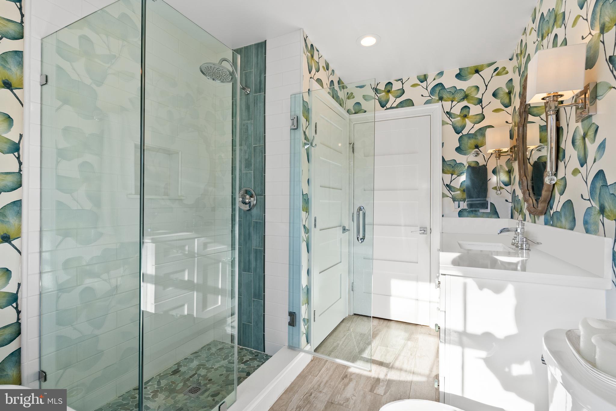 1101 Gatewood Drive Alexandria, VA 22307 - Photo 48 of 63 a bathroom with a sink and shower