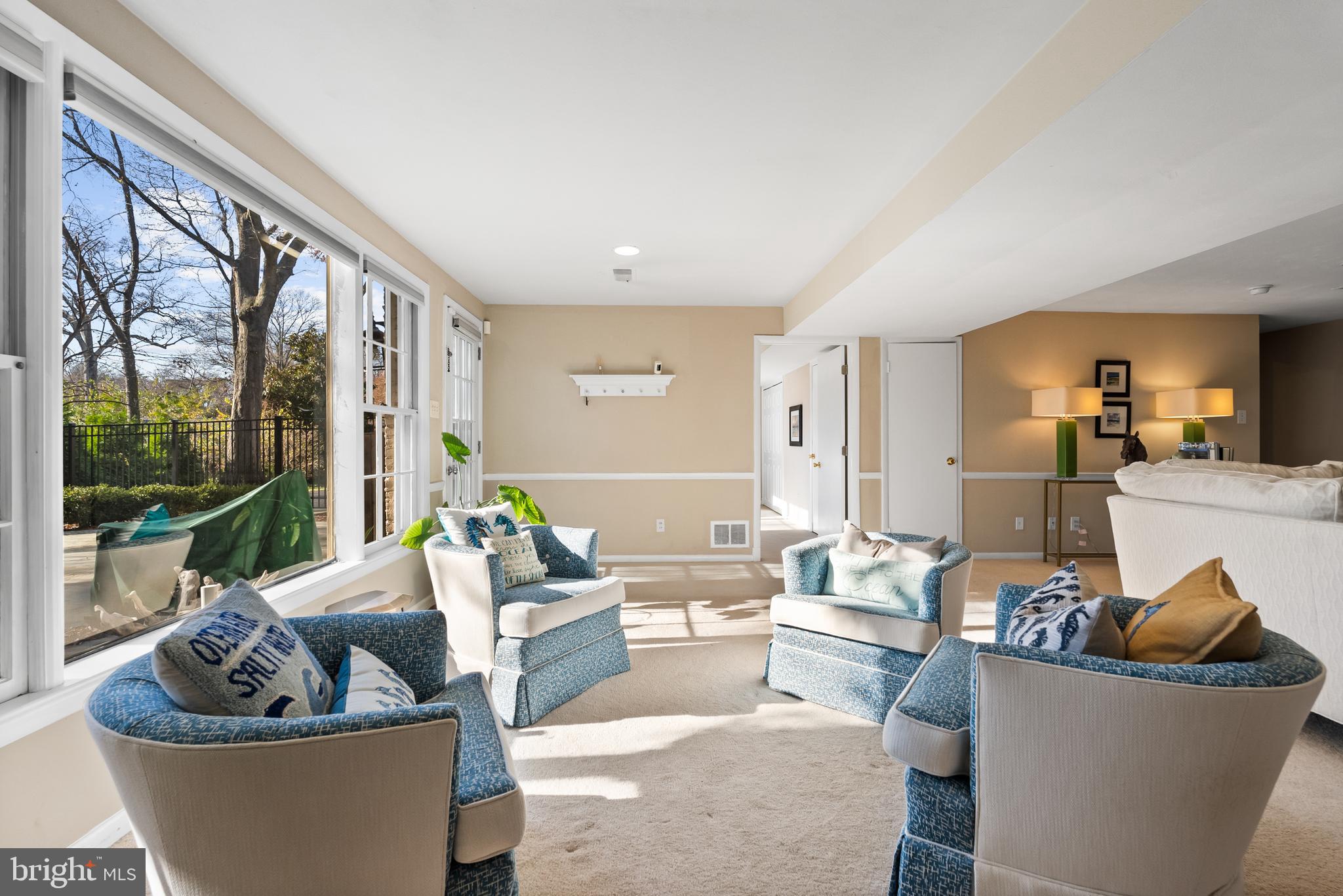1101 Gatewood Drive Alexandria, VA 22307 - Photo 56 of 63 a living room with furniture and a potted plant