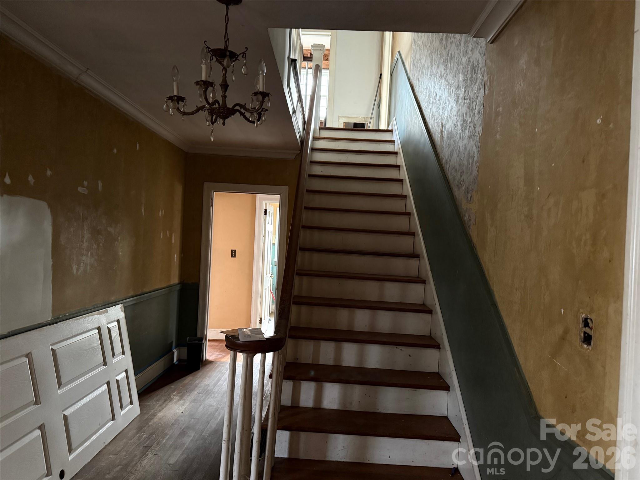 104 Brookhill Road Shelby, NC 28150 - Photo 27 of 40 a view of entryway and hall with wooden floor