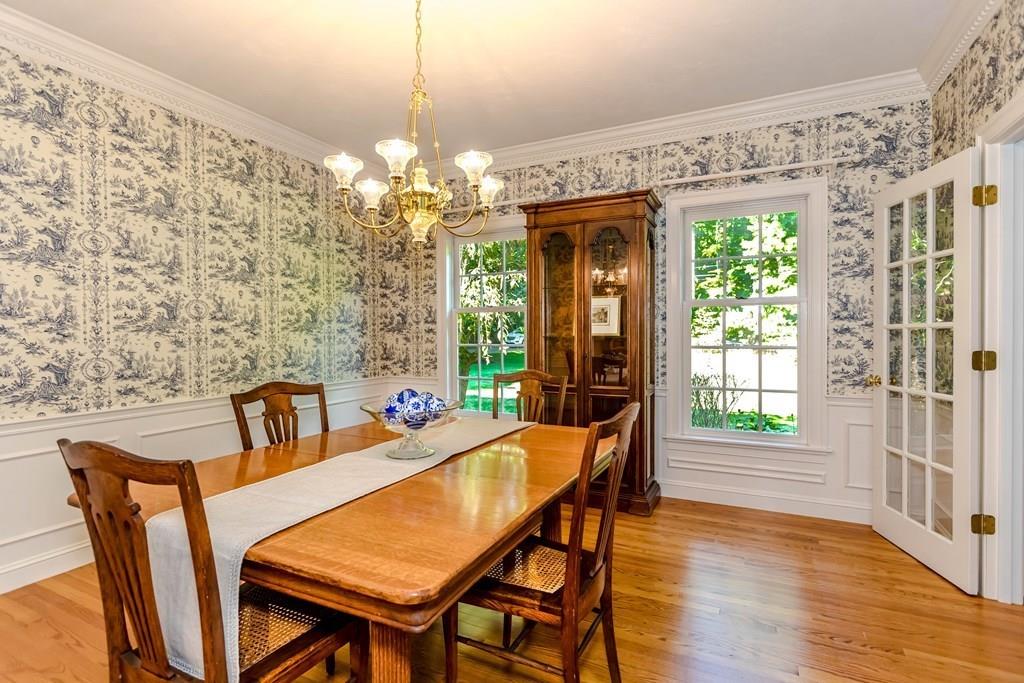 38 Bowditch Road Sudbury, MA 01776 - Photo 7 of 42 a view of a dining room with furniture window and outside view