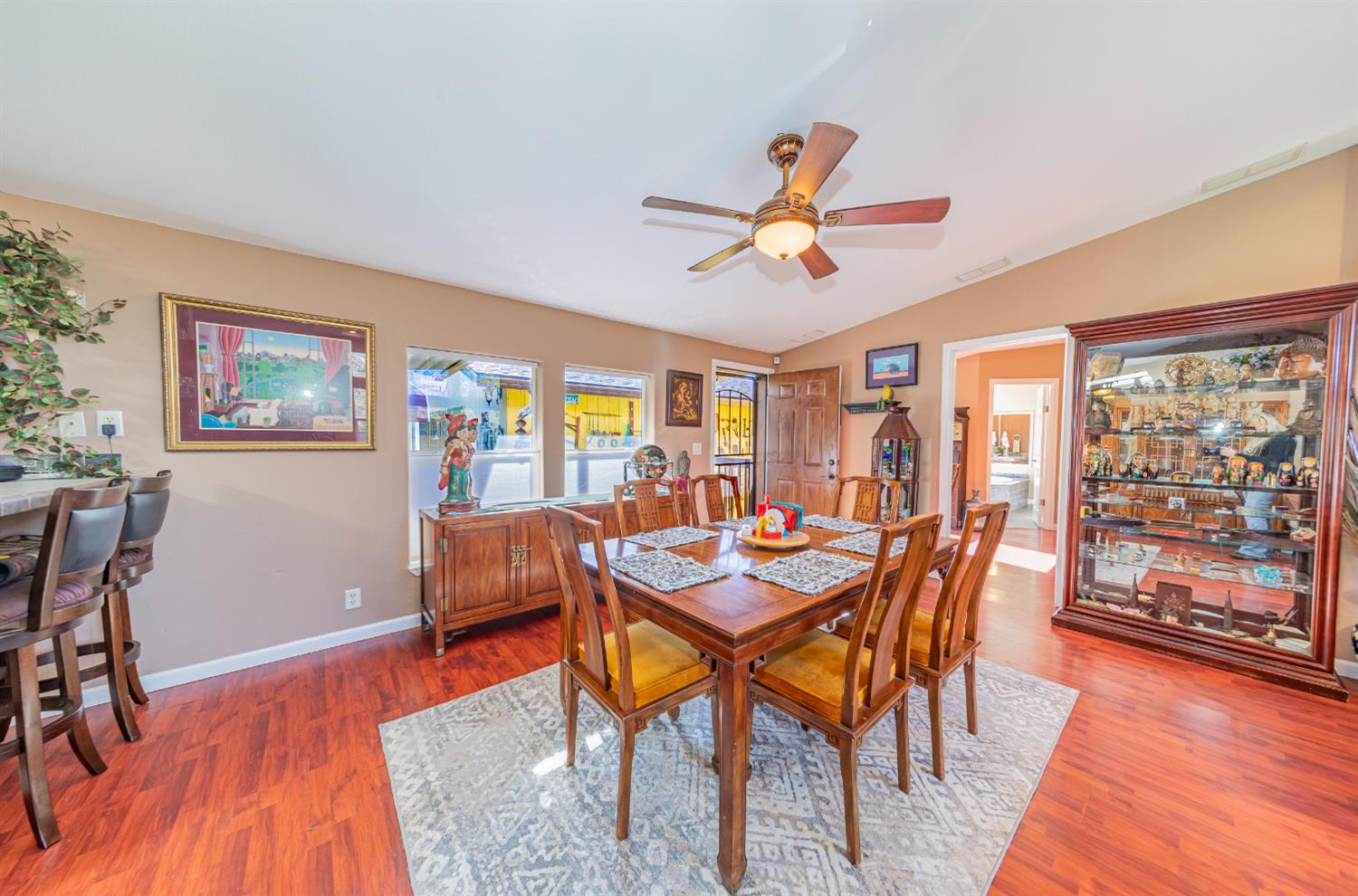 3335 Wildcat Road Mariposa, CA 95338 - Photo 7 of 48 a view of a dining room with furniture window and wooden floor