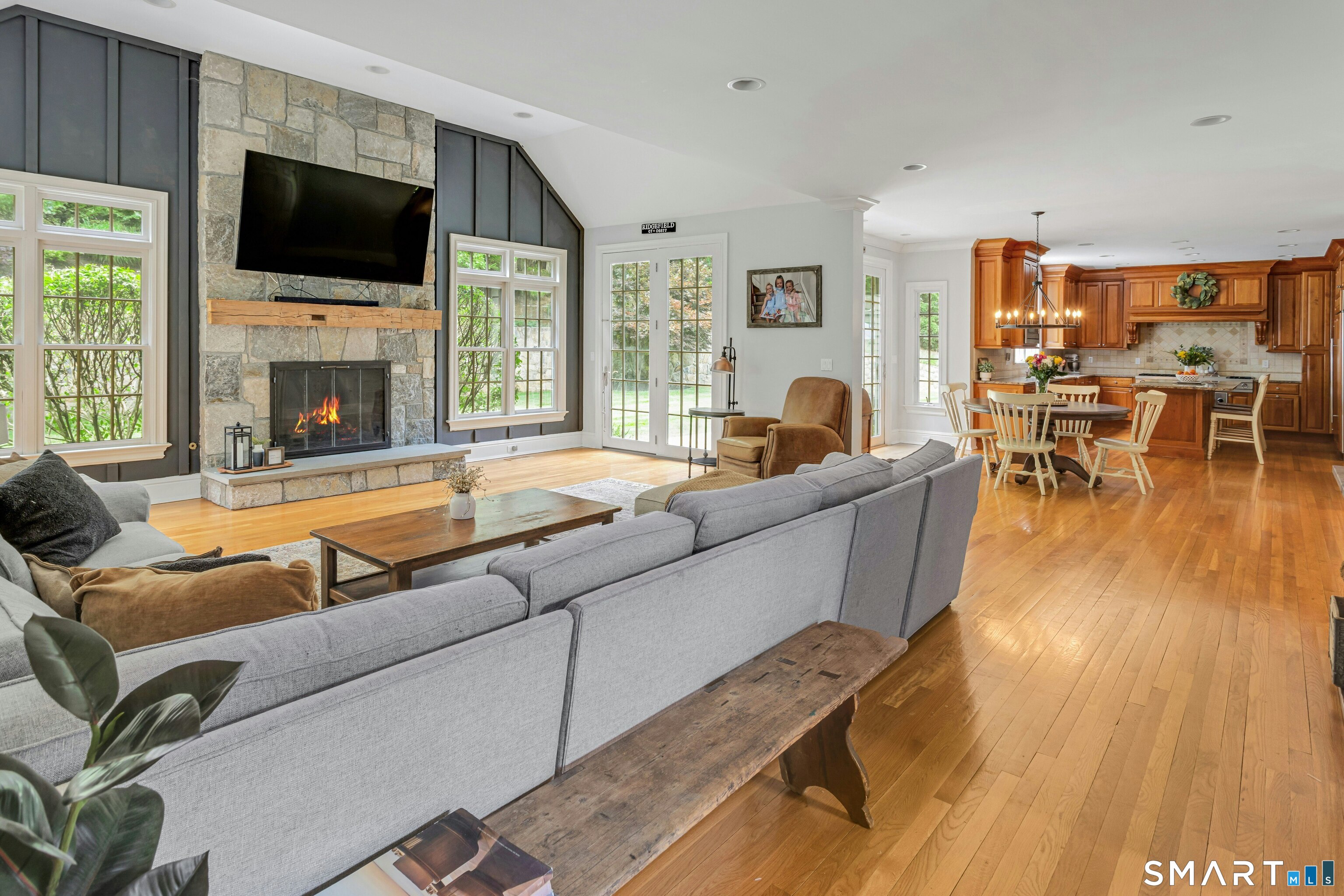 14 Turtle Ridge Court Ridgefield, CT 06877 - Photo 15 of 40 Great Room & Kitchen For Easy Entertaining